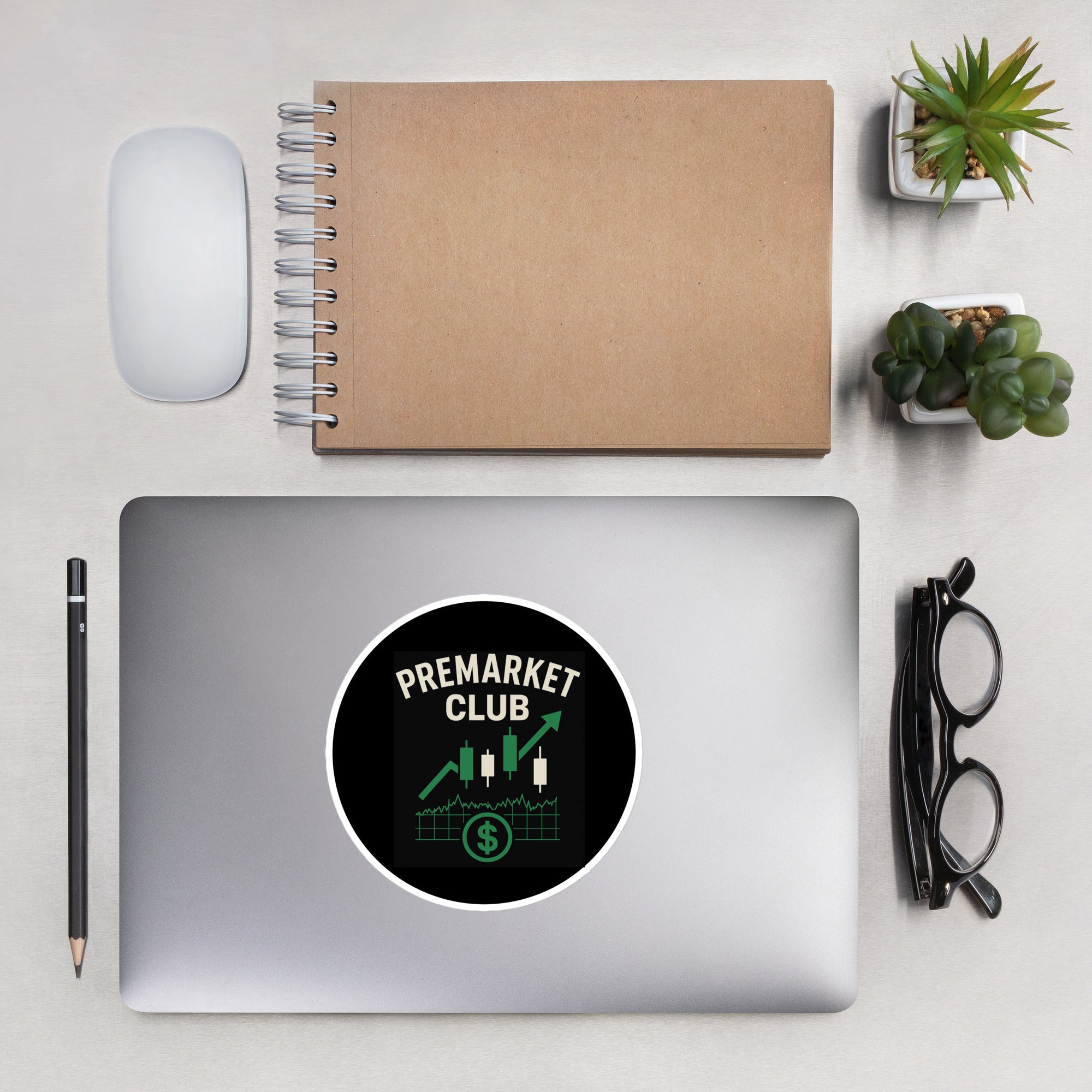 Pre Market Club Sticker – Fuel Your Grind Before the Bell